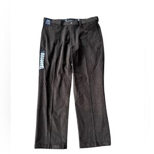Haggar Corduroy Pants Men 38x30 Express Brown Classic Fit Hidden Comfort NWT